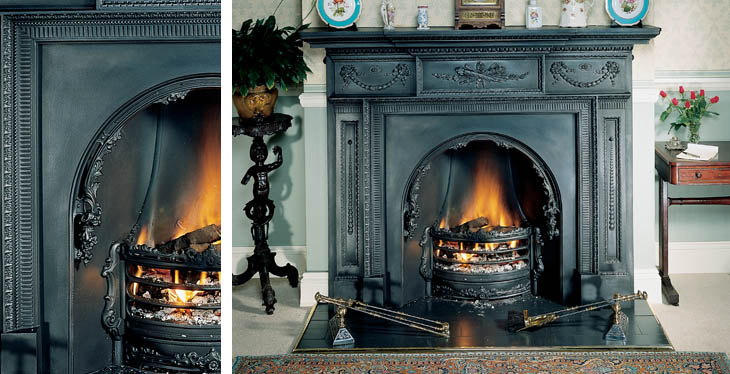 Камин Stovax William IV Cast Iron Mantel встроенный