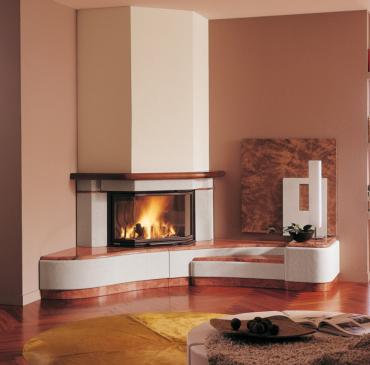 Угловые камины