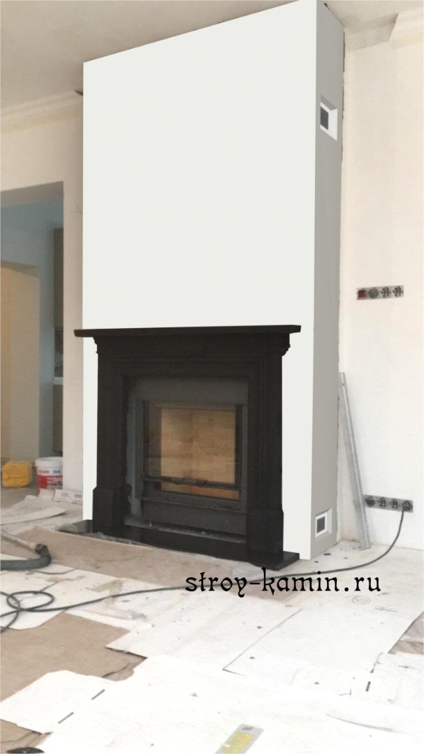 Камин Stovax Georgian Cast Iron Mantel (чугунный портал)