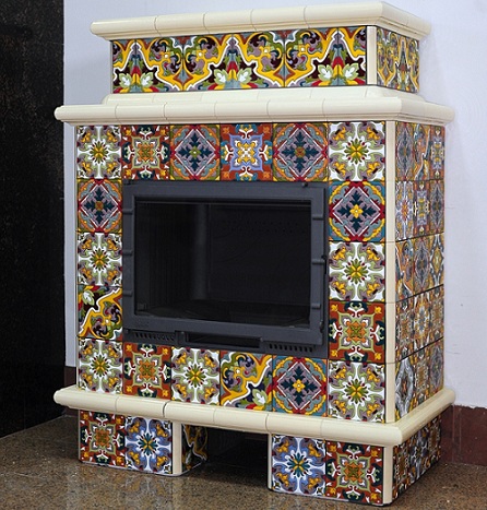 Изразцовый камин в мавританском стиле