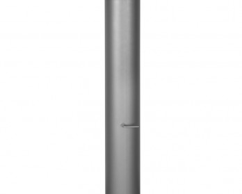 Труба прямая с заслонкой L-1000 mm d-150 mm (Romotop)