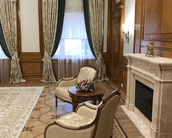 Камин Престон в резиденции Посольства Республики Казахстан в Москве