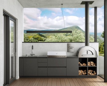 Кухня Astov BBQ № 4 (ширина 3300 мм)