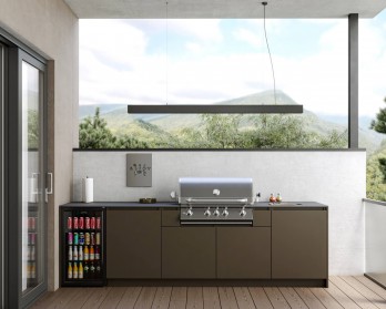 Кухня Astov BBQ № 15 (ширина 3050 мм)