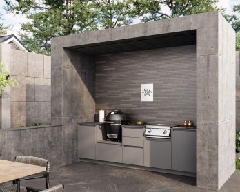 Кухня Astov BBQ № 17 (ширина 2840 мм)