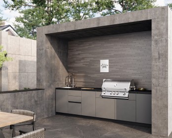 Кухня Astov BBQ № 18 (ширина 3240 мм)