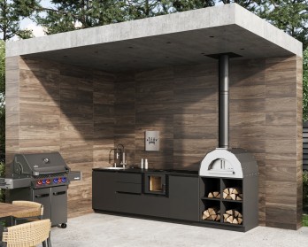 Кухня Astov BBQ № 20 (ширина 3200 мм)