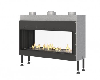 Газовый камин GASSI-1000 сквозной