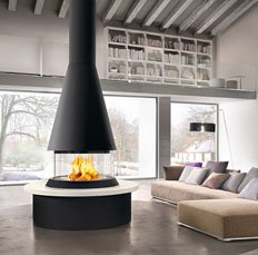 Островные камины